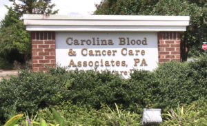 Carolina Blood and Cancer Sign